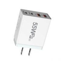 55W USB Charger Multiple Ports USB C Charger PD 3.0 Type C Quick Charge 3.0 Fast Charging For Samsung iPhone 15 14 Pro Xiaomi 13