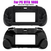Schwarzes Ersatz-Handgriff-Joypad-Standgehäuse mit L2 R2 Trigger-Taste für PS VITA 1000/PSV1000/PS Vita1000 Spielzubehör