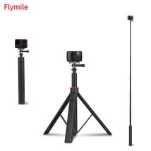 Flymile Selfie-Stick Ausziehbares Stativ für DJI Action 5 Pro/4/Osmo 360/Pocket 3/4/Insta 360 X5/Go Ultra/GoPro Kamera-Zubehör