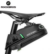 ROCKBROS-bolsa impermeable para bicicleta, bolsa para SILLÍN de bicicleta a prueba de golpes, alforjas para tija de sillín trasera de bicicleta de Shanghai, accesorios para bicicleta de montaña