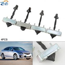 ZUK 4PCS Tür Begrenzung Stopper Überprüfen Strap Scharnier Arm Für MAZDA 6 GH1 2007 2008 2009 2010 2012 auto Öffnung Begrenzte Stange