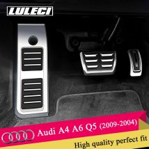 LULECI Car Pedals for Audi AT MT 2009-2024 A4 B8 B9 A6 C7 C8 Q5 High Quality Stainless Steel Accelerator Brake Pedal Cover Pads