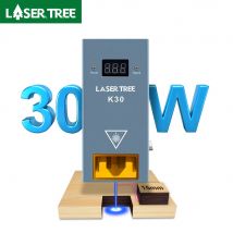 LASER TREE K30 Módulo láser de potencia óptica de 30W con asistencia de aire 6 diodos TTL cabezal láser de luz azul para herramientas de corte de grabador CNC