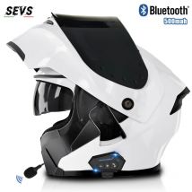 Elektrischer Motorradhelm mit Bluetooth-Doppellinse, modularer Integralhelm für Männer und Frauen, große Sicherheit