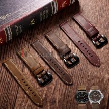 Echtes Leder Uhrenarmbänder 4 Farben Für Panerai Uhr Band Zubehör Frauen Männer Rindsleder Armband 18mm 20mm 22mm 24mm 26mm Armband