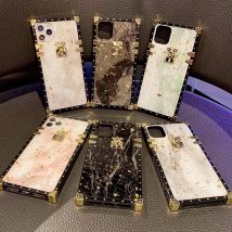 Für Samsung Galaxy S21 Note 20 Ultra 10 S24 plus S23 Fe A15 A35 A55 A12 A32 A52 A72 A51 A71 Marmor Glitter Schutz Telefon hülle