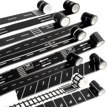 1 stücke Autobahn Eisenbahn Zug Track Kurve Design Aufkleber Washi Tape DIY Kreative Verkehrs Klebrige Masking Tape Papier Spielzeug auto Kind Spiel