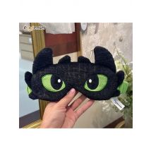Potdemiel Toothless Eye Mask Kawaii Toothless Sleep Mask Cartoon Anime Peripheral Portable Travel Eye Mask Fashion Face Mask
