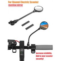 For Xiaomi M365 Pro Safety Tool Handlebar Back Eye Electric Scooter Rear View Mirrors 360° Rotatable/Adjustable Rearview Mirror