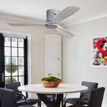 Sofucor Modern Decorative Home Ventilatore da soffitto da 52 pollici DC 6 velocità ad alta velocità del vento con telecomando