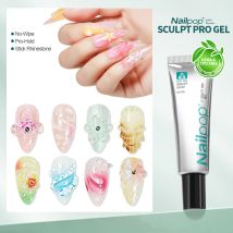 Nailpop 20g TPO/HEMA Free SCULPT PRO GEL Clear For Nail Art Decoration Rhinestone Glue Pro Hold Gel UV LED Curing Nail Designs