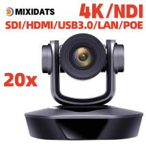 Telecamera PTZ 4K Zoom 10x 20x HDMI,SDI,LAN,USB,NDI,POE,60FPS,30FPS Telecamera per videoconferenze che supporta la trasmissione in diretta in chiesa