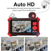 Monitor HD-2950 CVBS 8MP AHD/CVI/TVI probador de cámara 4 en 1 CCTV Monitor de 5 pulgadas compatible con Audio PTZ VGA HDMI prueba de Cable