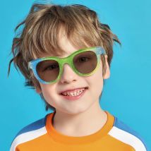 1 pc schillernde Farbe Kinder im Freien Sonnenschirme böhmischen runden Rahmen trend ige Mode Brille für den täglichen Gebrauch und Weihnachts geschenke