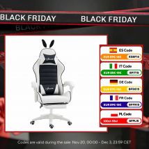 Sedia da gaming girevole in pelle PU Vinsetto con altezza regolabile 65X63X136-142Cm