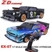 ZD Racing EX07 1/7 skala 4WD RC szybki profesjonalny płaskie sportowe samochód elektryczny pilot zdalnego sterowany Model dzieci zabawki dla dorosłych dzieci