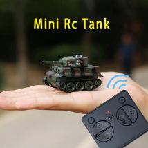 Mini RC Tank Remote Control Car Christmas Gift for Children Kids Boys Adult Desktop Toys Radio Control Machine Controlled Truck