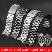 Edelstahl-Armband für Casio EDIFICE EFV-540 EFV-500 BEM501 EFS-S510 EFB-650 ECB900 Serie Uhrengürtelband 20 mm 22 mm