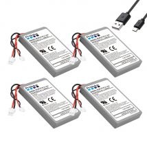 Dla SONY PS4 PS4 PRo slim LIP1522 Dualshock 4 V1 V2 kontroler bezprzewodowy Playstation GamePad 4x2000mAh akumulator