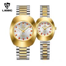 LIEBIG Neue Mode Uhren Set Original Uhr Männer Frauen Quarz Armbanduhren Top Marke Weibliche Wasserdichte Uhr Relogio feminino