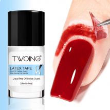 Nastro in lattice per bordi di colla anti-traboccamento liquido da 15 ml, tampone per latte per unghie Peel OffCuticle Guard Unghie Protezioni per lacca per dita
