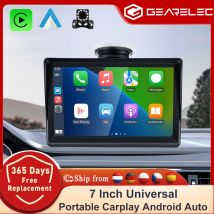Autoradio da 7 pollici Carplay Android Auto Car Stereo portatile universale Touch Screen lettore Video multimediale per Auto con Bluetooth AUX