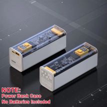 DIY Power Bank Case Batterieladegerät Box Tragbare LCD PD22.5W Dual-Direction Schnellladebox für 8 x 21700