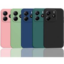 Per Redmi Note 14 4G Custodia Redmi Note 14 Cover Funda Coque Morbida originale in silicone liquido Paraurti posteriore Redmi Note 14