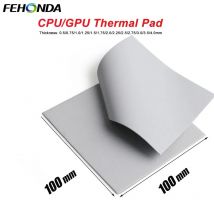 FEHONDA Thermal Pad 6W/mk Soft Thermal Silikon Pad 0,5/0,75/1,0/1,5/2,0/2,5/2,75/3,0/3,5/4,0mm Thermal Pads für GPU CPU PS4