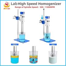 IKEME Hochgeschwindigkeits-Homogenisator, Laborspender, Emulgator, Homogeneizador, High Shear Homogenisator, Mixer, Kosmetikherstellungsmaschine