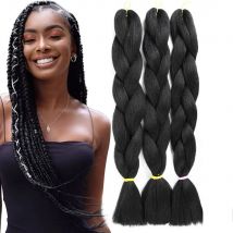 Jumbo Braid 24 Zoll synthetisches Flechthaar Ombre Jumbo Haarverlängerung für Frauen Mädchen Haarzöpfe