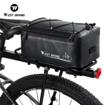 WEST BIKING Torba rowerowa na tylne siedzenie 4L Odblaskowa wodoodporna torba rowerowa o dużej pojemności z osłoną przeciwdeszczową Akcesoria do rowerów szosowych MTB