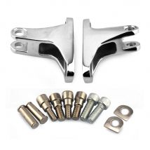 Motorrad hinten Beifahrer Fußrasten Heringe montieren Fuß stütze Pedal klemme Halterung für Harley Touring Road King Street Glide 2014-2018