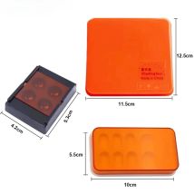 4/8/19 löcher Dental Schattierung Box Dental Furnier Lagerung Box Prothese Retainer Molaren Boxen Zahnmedizin Werkzeuge