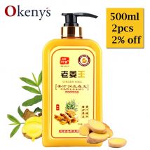 1-Flasche Ingwer-Saft, Anti-Haarausfall-Haarshampoo, professionelle Reparatur von Schäden von Haaren, Haarwachstum, Anti-ITCHING, Ölkontrolle
