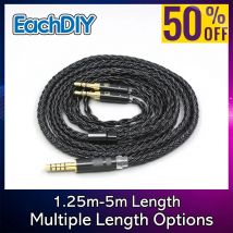 2,5 mm 3,5 mm XLR symmetrisches 16-adriges 99 % 7N OCC-Kopfhörerkabel für Beyerdynamic T1 T5P II AMIRON HOME 3,5 mm Pin 6745