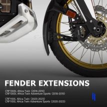 Motorrad-Kotflügelverlängerung vorne für Honda CRF1000L CRF1100L Africa Twin CRF1000 1100L Adventure Sports Splash Kotflügel