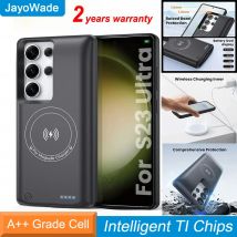 Custodia per telefono da 10000 mAh per Samsung Galaxy S23 Ultra S24 S25 Ultra S25 Plus S22 Custodia per caricabatteria Power Bank Ricarica wireless