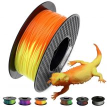 Farbwechsel mit Temperatur PLA 3D-Drucker-Filament 1,75 mm 500 g/250 g Farbverlauf Thermochromes Sublimationsdruckmaterial