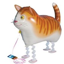 1pc Nette Haustier Katze Folie Ballon Gehen Tiere Aufblasbare Helium Ballon Für Baby Dusche Kinder Geburtstag Party Dekorationen und geschenk