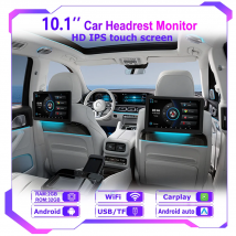 Incell 10,1 "Android 13 Monitor para reposacabezas de coche pantalla táctil ultrafina para asiento trasero reproductor Multimedia Carplay luces ambientales BT