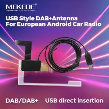 MEKEDE Digital Audio DAB FM Antenne DAB FM Antenne USB Plug and Play Europa DAB DAB+ Signalempfänger Zubehör