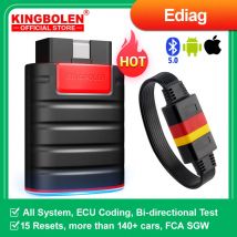2025 Nuovo KINGBOLEN Ediag ECU Codifica Test attivo Strumenti diagnostici per auto 1 Anno Auto gratuita OBD2 Strumenti scanner Lettore di codici PK THINKDIAG