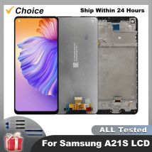 Wybór wyświetlacza LCD do Samsung Galaxy A21S A217F SM-A217F A217, ekran dotykowy, digitizer, części zamienne do wymiany ekranu Samsung A21S