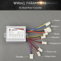 24V/36V/48V 500W YIYUN YK31C Gebürstet Controller Für E Roller Zubehör Elektrische Fahrrad Controller control Geschwindigkeit Motor