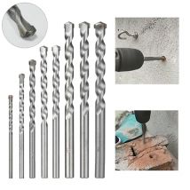 3/8PCS 3 5 6 8 10mm Punta da trapano da parete Punta da trapano per muratura Punta da trapano con punta in metallo duro per mattoni Cemento Marmo Piastrelle Pietra di perforazione