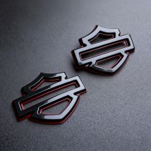 Per Harley Davidson Accessori in metallo 3D Adesivi moto Emblema Logo Decalcomanie Adesivo decorativo distintivo corpo laterale per serbatoio carburante