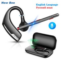 Nowy bezprzewodowy zestaw słuchawkowy Bee M51 Bluetooth 5.2 słuchawki douszne z podwójnym mikrofonem CVC8.0 z redukcją szumów zestaw głośnomówiący biznesowe słuchawki douszne