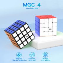 YJ MGC 4x4 M Magnetischer Magic Speed Cube Stickerless Professionelles Zappelspielzeug MGC 4M Cubo Magico Puzzle MGC4