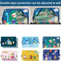 Magnetische Cartoon Auto Vorhang Auto Seiten ausrüstung Sonnenschutz Auto Seiten fenster Visier für Kinder Sonnenschutz Wärme isolierung Sonnenschutz